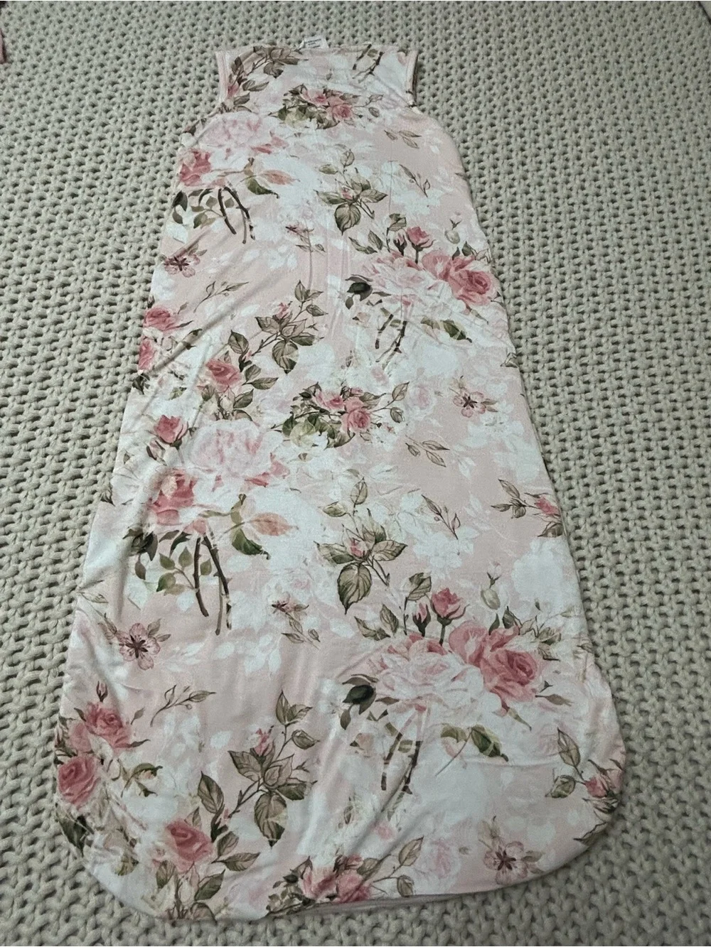 Posh Peanut Quilted Pink Floral Sleep Sack Size 6-18 months, 1 Tog